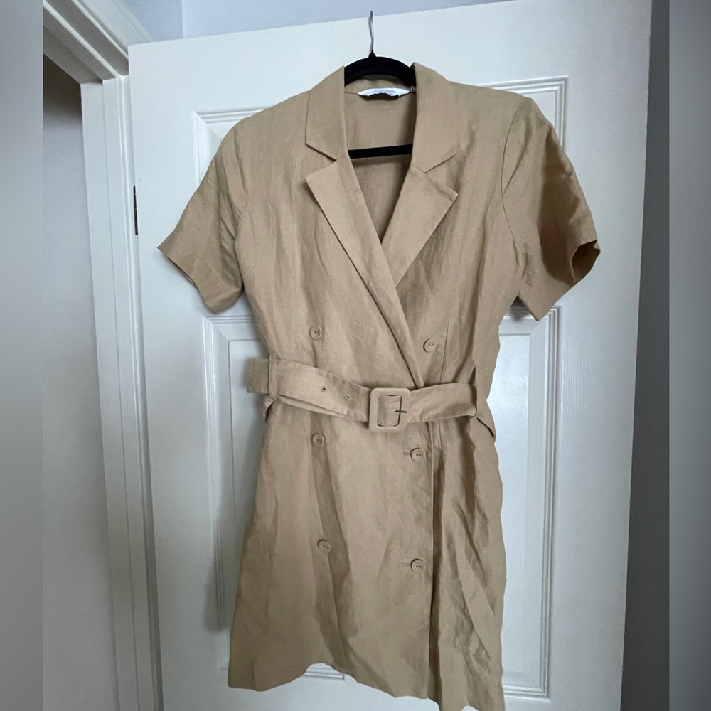 100% linen dress